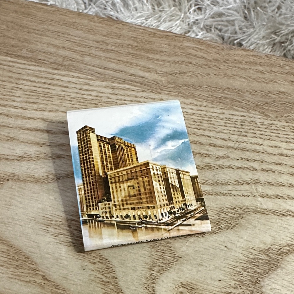 Matchbook Vintage St. Francis  Hotel San
Franscisco Western International Hotels